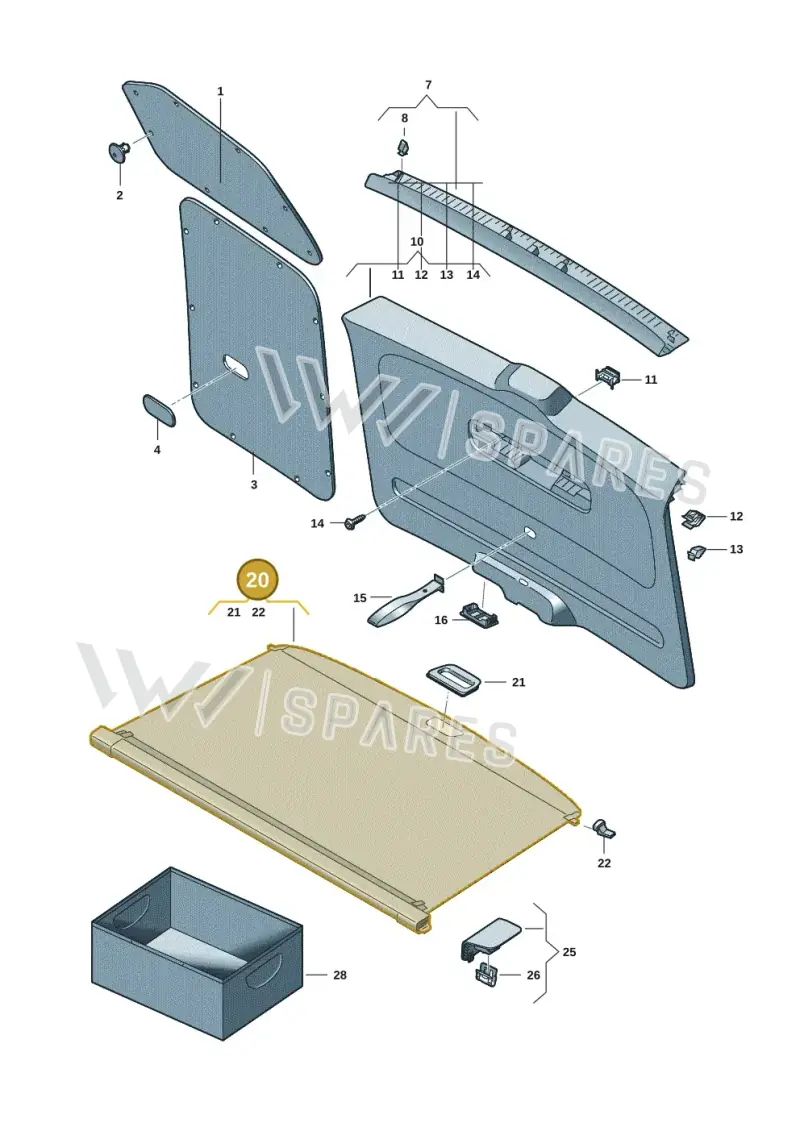 1T3867871B6PS — Volkswagen ID.Buzz (2022-) diagram 15a867800, position 20
