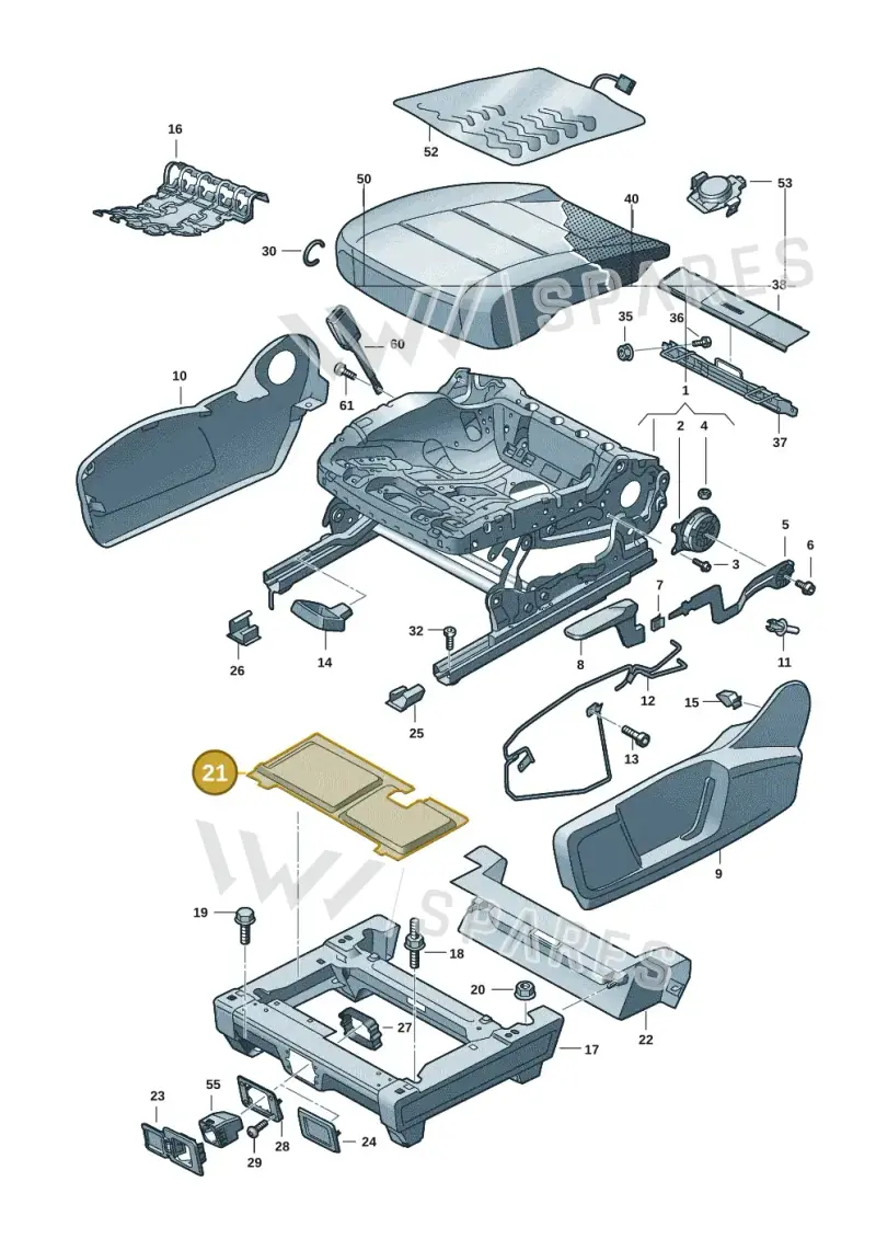 1T3881085A — Volkswagen ID.Buzz (2022-) diagram 15a881000, position 21