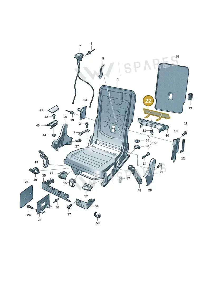 1T3885578CA9 — Volkswagen ID.Buzz (2022-) diagram 15a885000, position 22