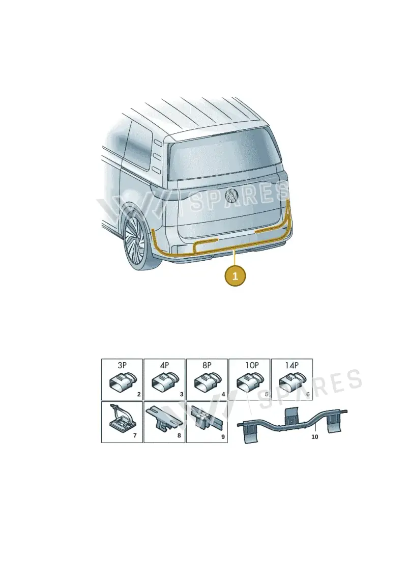 1T3971104AE — Volkswagen ID. Buzz (2022-2025) diagram 15a972900, position 1