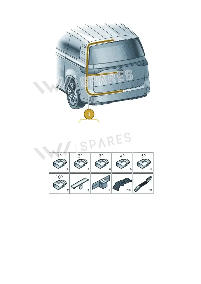 1T3971147CB — Volkswagen ID. Buzz (2022-2025) diagram 15a972810, position 1