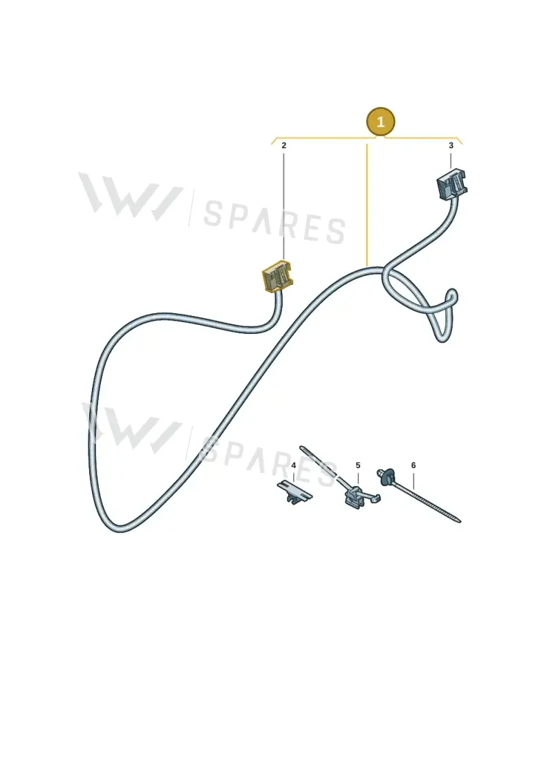 1T3971387C — Volkswagen ID. Buzz (2022-2025) diagram 15a972050, position 1