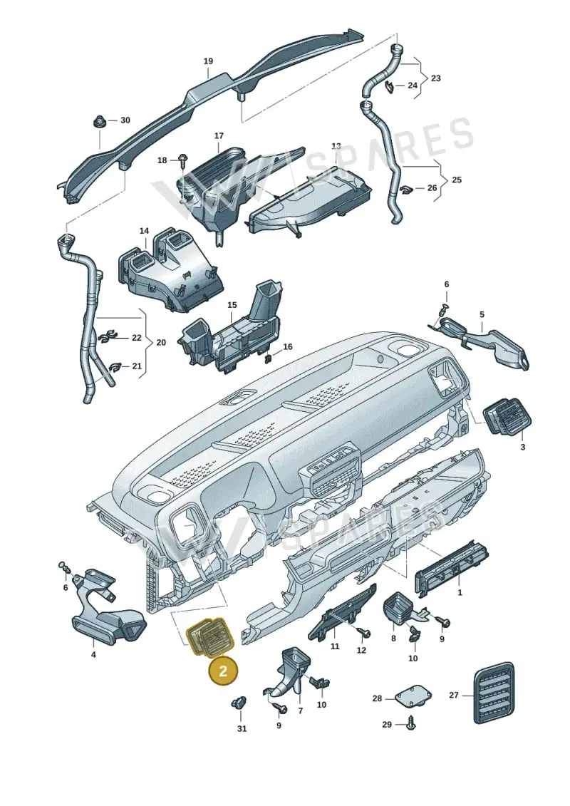 1T5819201A9B9 — Volkswagen ID.Buzz (2022-) diagram 15a819300, position 2