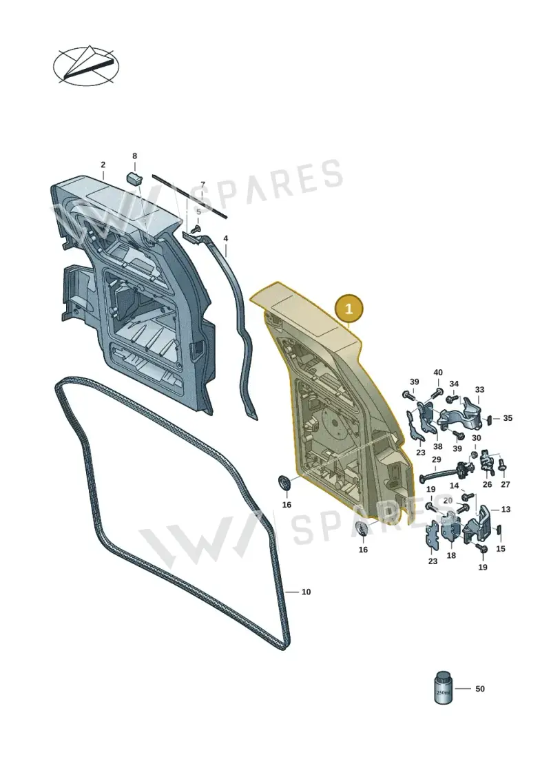 1T5827091CB9A — Volkswagen ID.Buzz (2022-) diagram 15a827200, position 1
