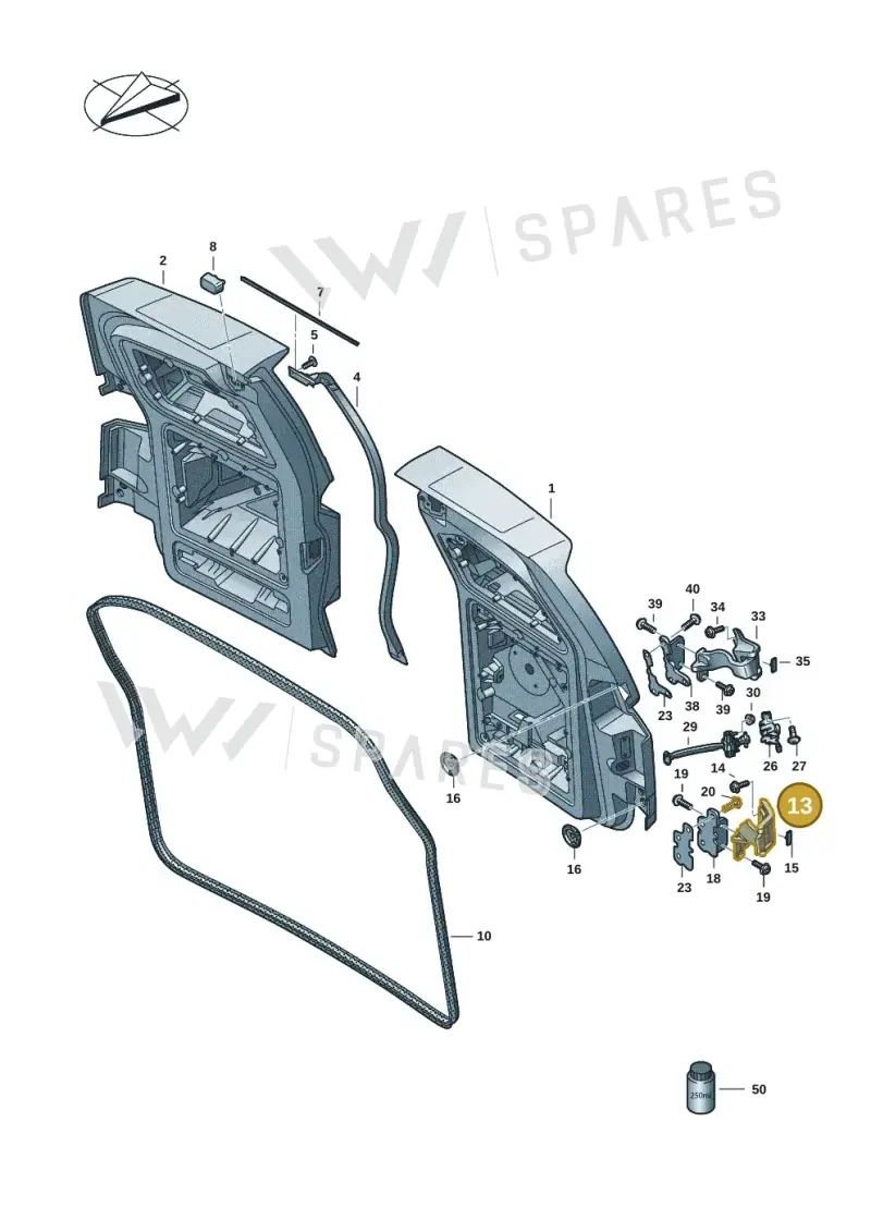 1T5827308 — Volkswagen ID.Buzz (2022-) diagram 15a827200, position 13
