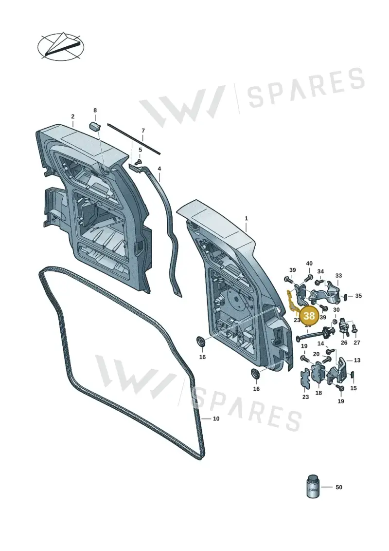 1T5827874 — Volkswagen ID.Buzz (2022-) diagram 15a827200, position 38
