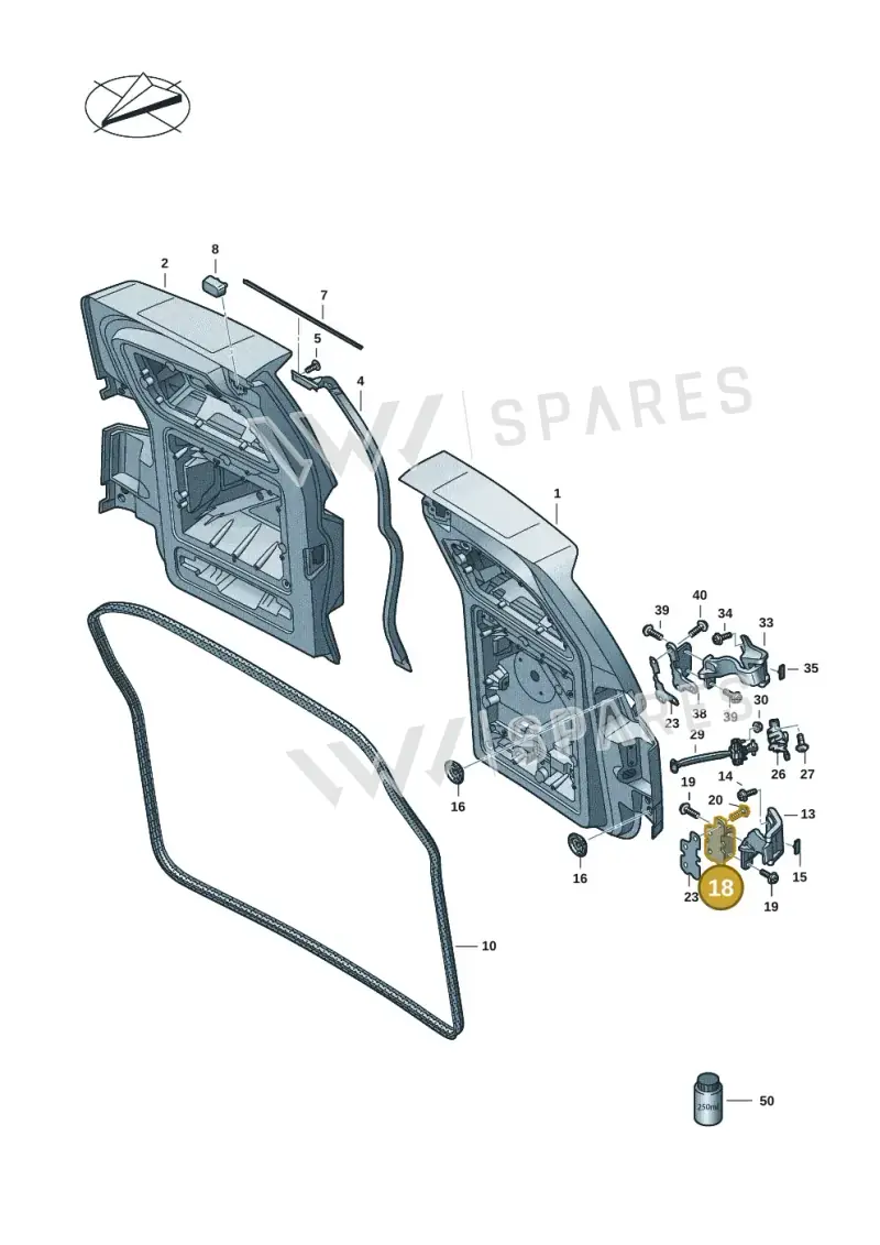 1T5827876 — Volkswagen ID.Buzz (2022-) diagram 15a827200, position 18
