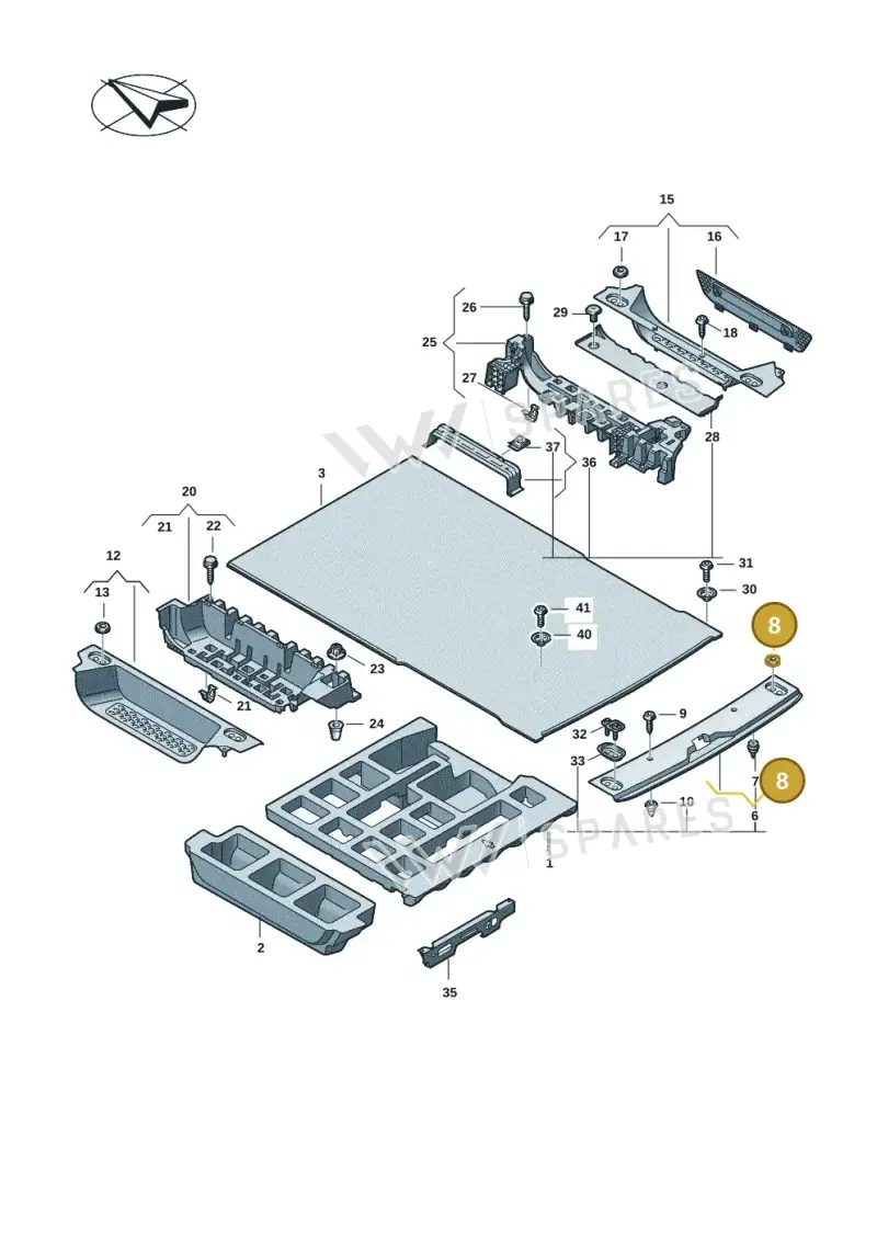 1T5857767 — Volkswagen ID.Buzz (2022-) diagram 15a863100, position 8