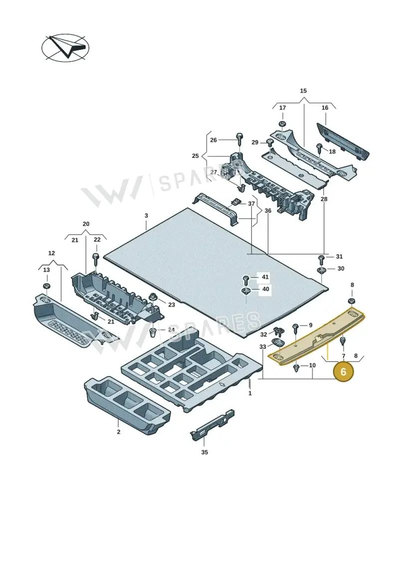 1T5863459A4PK — Volkswagen ID.Buzz (2022-) diagram 15a863100, position 6