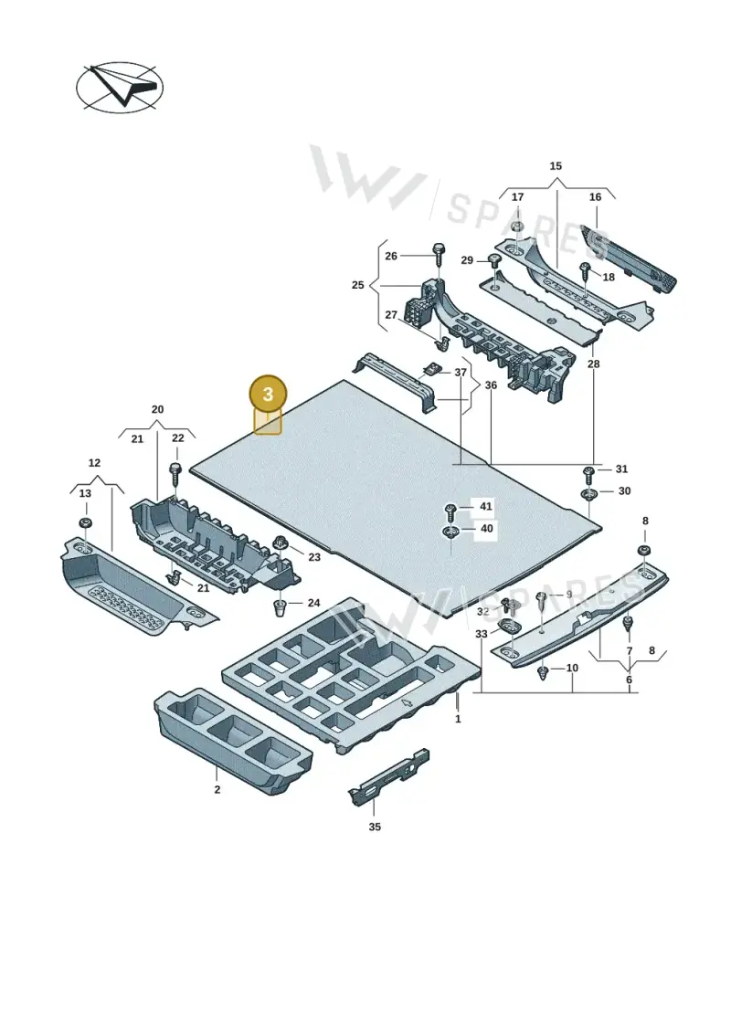 1T5863731ADXT8 — Volkswagen ID.Buzz (2022-) diagram 15a863100, position 3