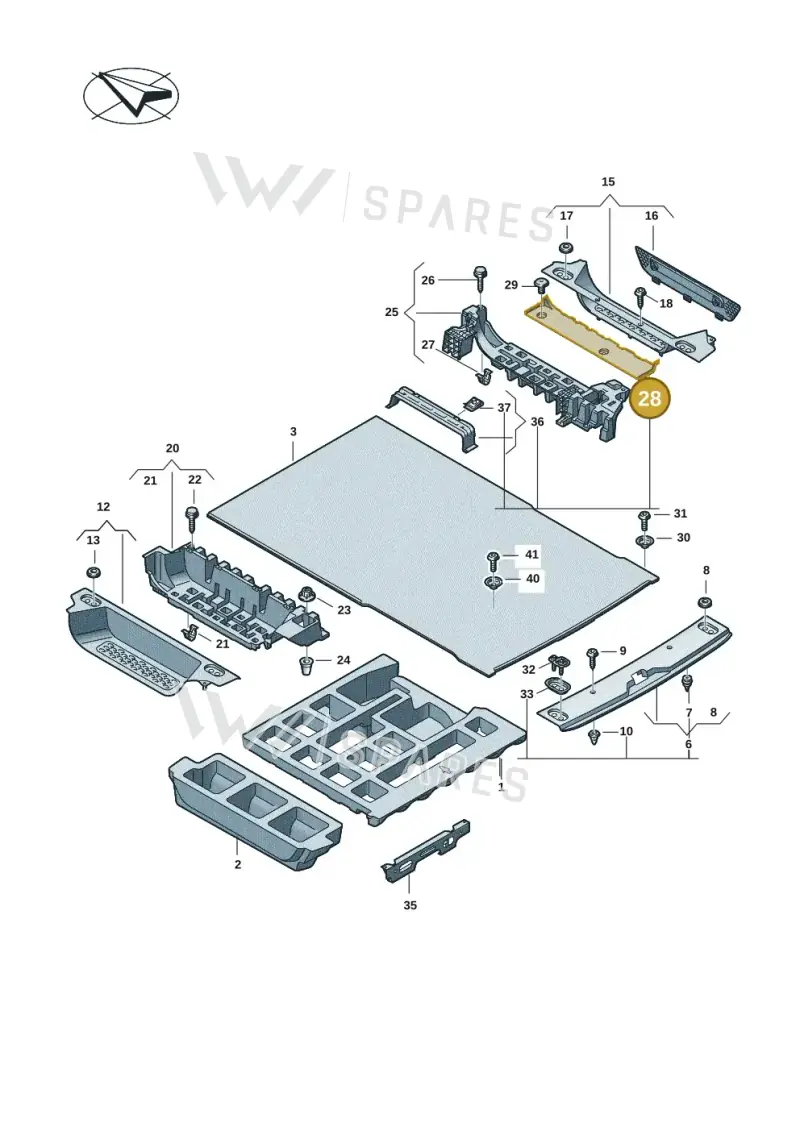 1T5864365 — Volkswagen ID.Buzz (2022-) diagram 15a863100, position 28