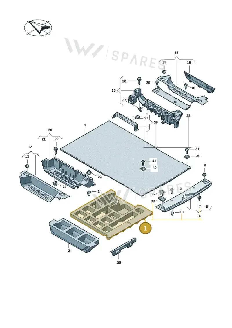 1T5864469F — Volkswagen ID.Buzz (2022-) diagram 15a863100, position 1