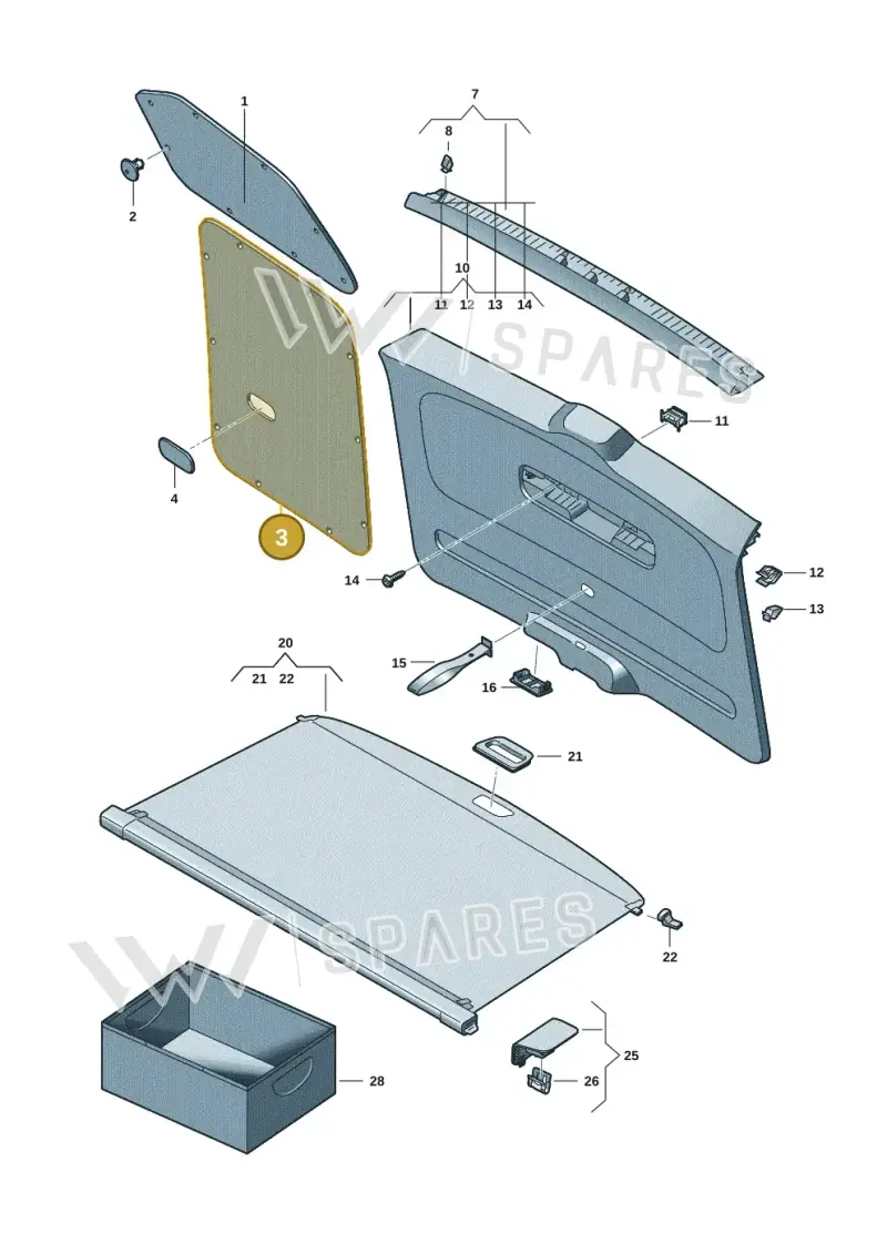 1T5867612 — Volkswagen ID.Buzz (2022-) diagram 15a867800, position 3