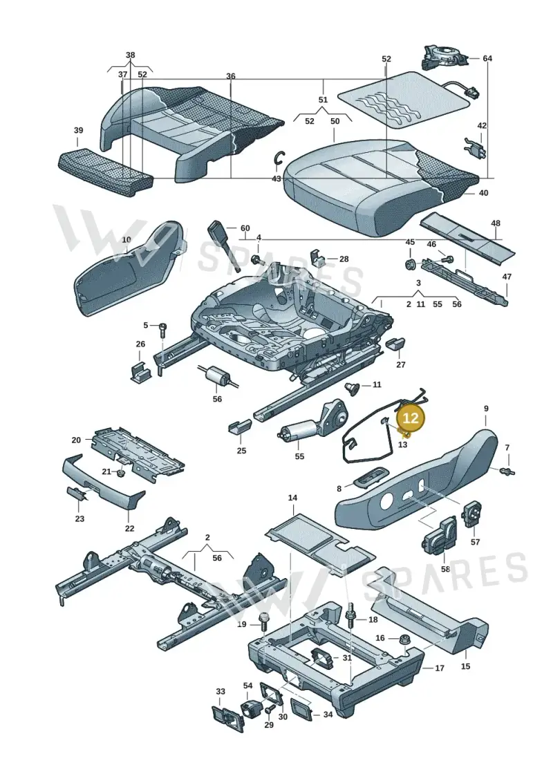 1T5881559 — Volkswagen ID.Buzz (2022-) diagram 15a881100, position 12