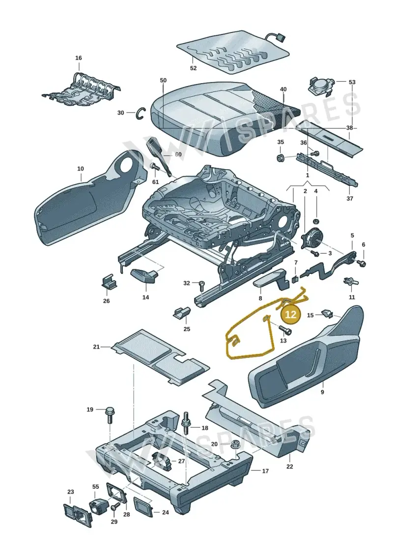 1T5881560 — Volkswagen ID.Buzz (2022-) diagram 15a881000, position 12
