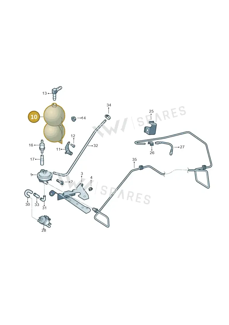 2D0711905 — Volkswagen CRAFTER                06> (2006-) diagram 483711900, position 10