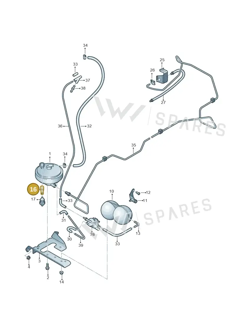 2D0711982 — Volkswagen Crafter 35 panel (2011-2016) diagram 722711900, position 16
