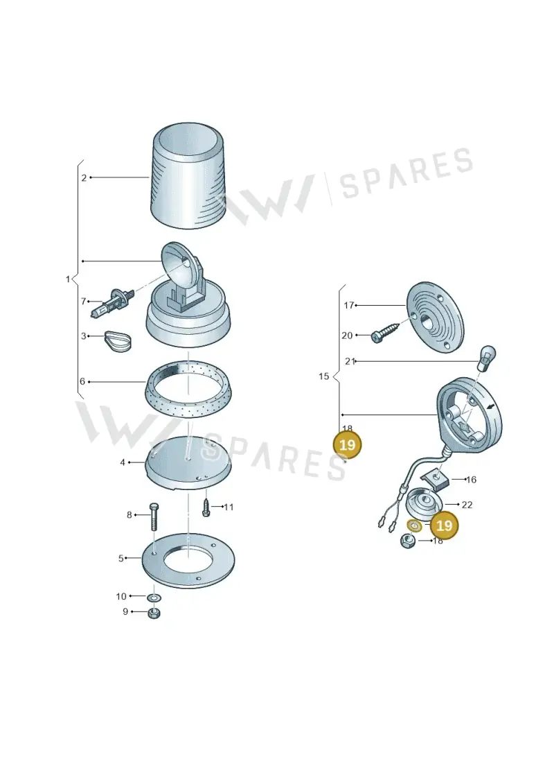2D0945219 — Volkswagen Caravelle (2015-2019) diagram 410941800, position 19