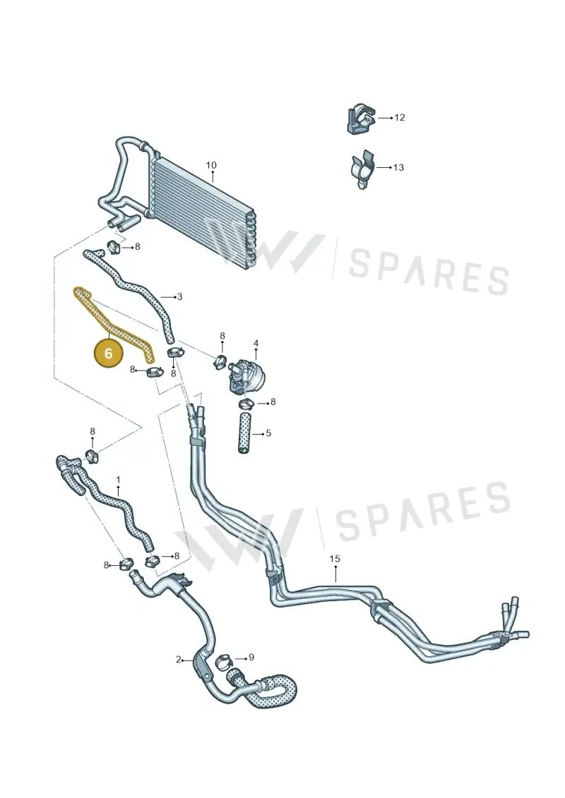 2E0121157A — Volkswagen Crafter 35 panel (2011-2016) diagram 722819650, position 6