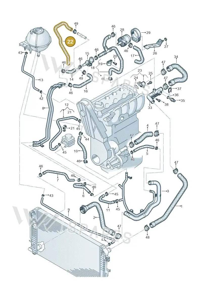 2E0121157B — Volkswagen Crafter 35 panel (2011-2016) diagram 483121200, position 22