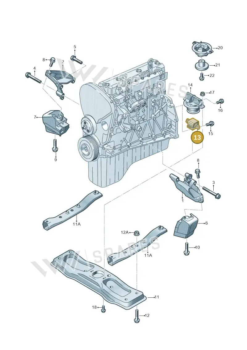 2E0199379 — Volkswagen Crafter 35 panel (2011-2016) diagram 483199200, position 13
