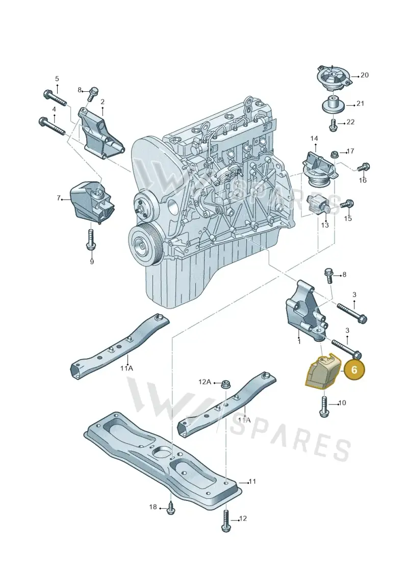 2E0199379J — Volkswagen Crafter 35 panel (2011-2016) diagram 722199100, position 6