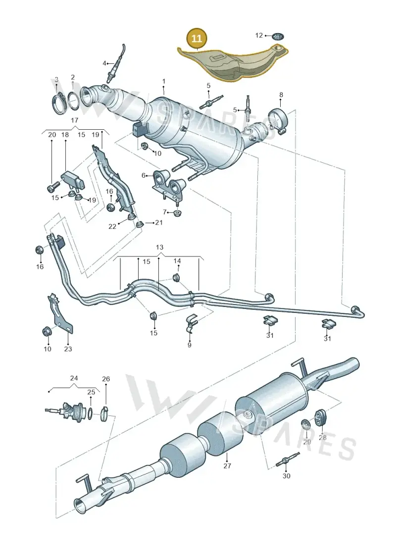 2E0201307D — Volkswagen Crafter 35 panel (2011-2016) diagram 483253620, position 11