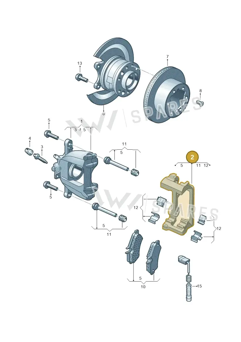 2E0615425B — Volkswagen Crafter 35 panel (2011-2016) diagram 483615660, position 2