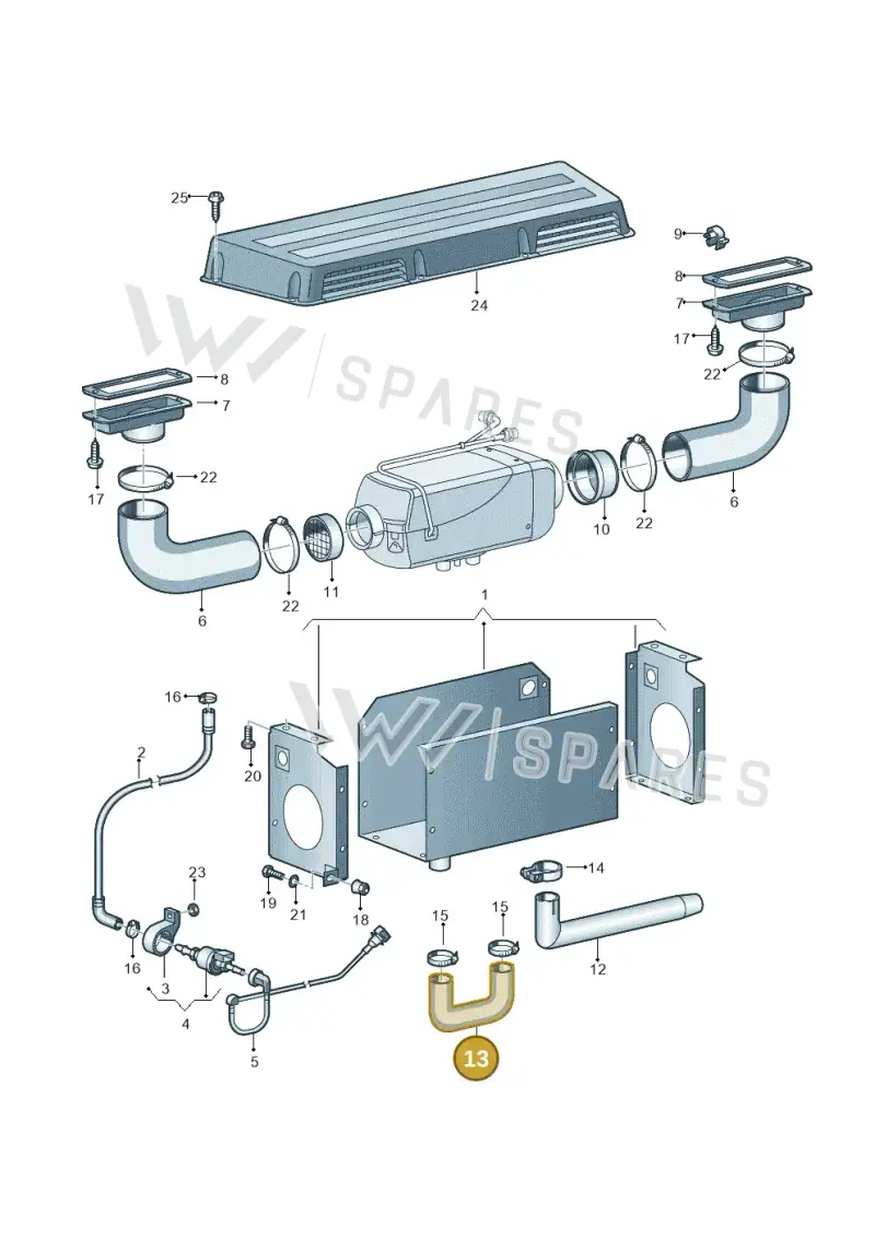 2E0819329 — Volkswagen Crafter 35 panel (2011-2016) diagram 483819240, position 13