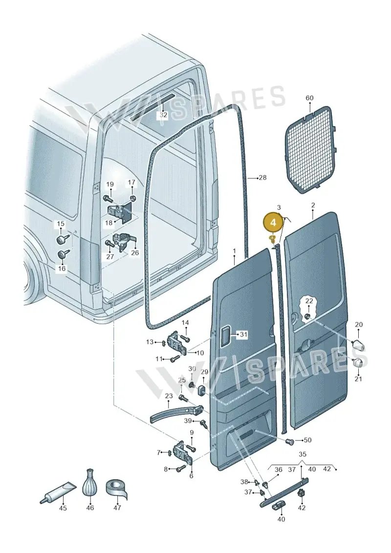 2E0867646 — Volkswagen E-Crafter 35 (2018-2024) diagram 806827500, position 4