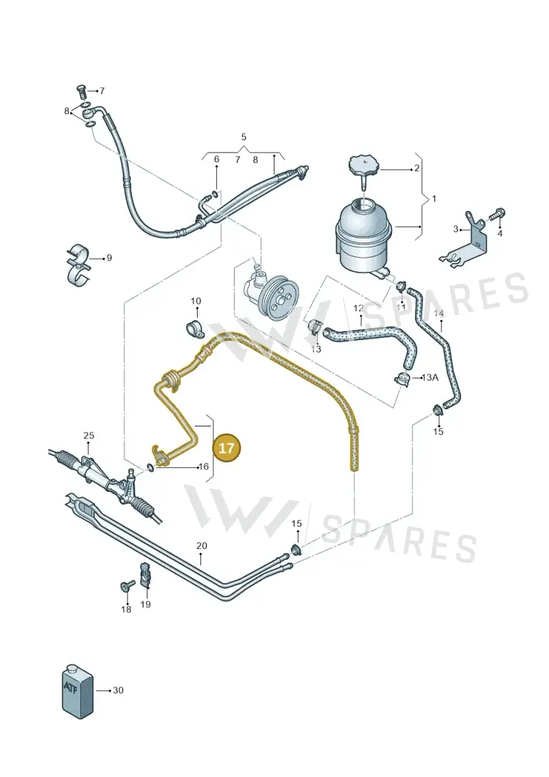 2E1422967 — Volkswagen Crafter 35 panel (2011-2016) diagram 483422500, position 17