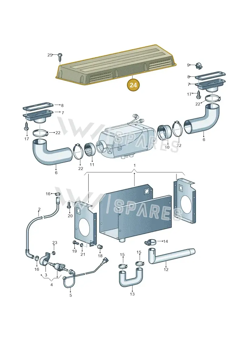 2E1819658A — Volkswagen Crafter 35 panel (2011-2016) diagram 483819240, position 24