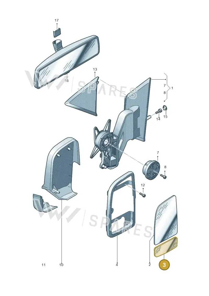 2E1857587E — Volkswagen Crafter 35 panel (2011-2016) diagram 722857450, position 3
