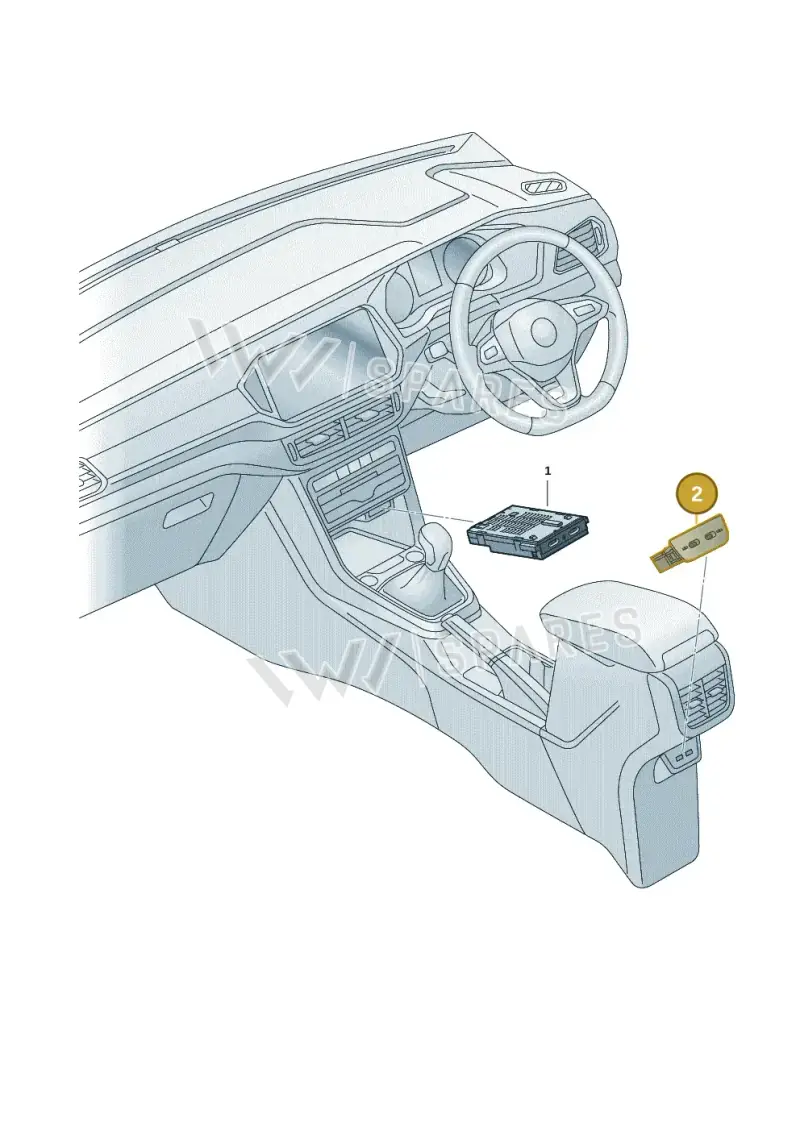 2G6035954 — Volkswagen Virtus 1,0 (2022-) diagram 62i035780, position 2