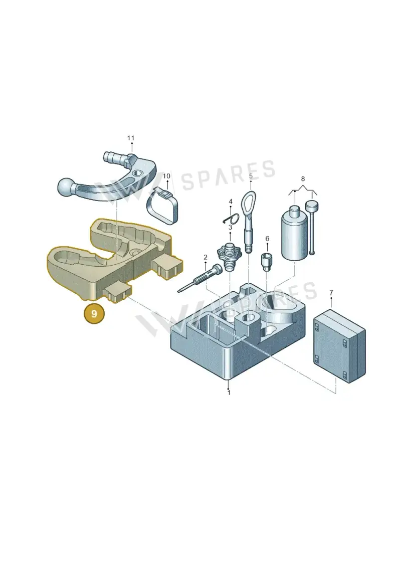 2G7807341B — Volkswagen Taigo (2021-2024) diagram 837012010, position 9