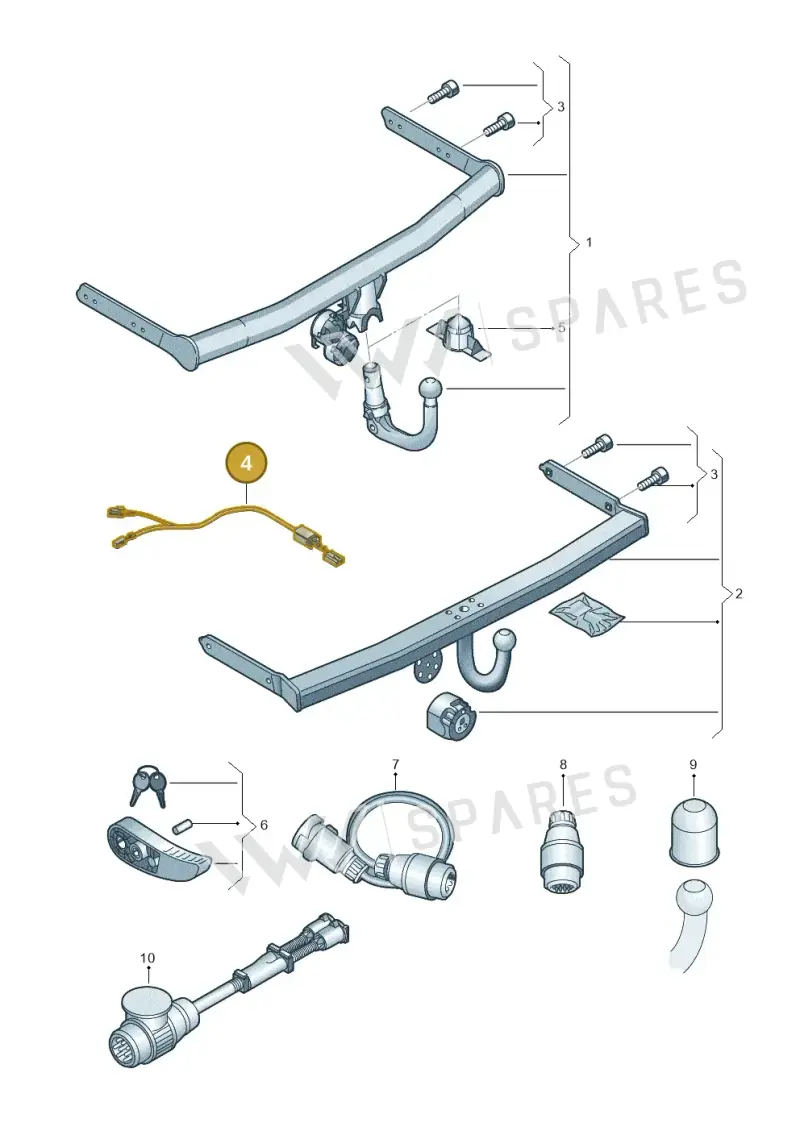 2GA055204F — Volkswagen T-Roc Cabriolet (2019-2025) diagram 813071010, position 4