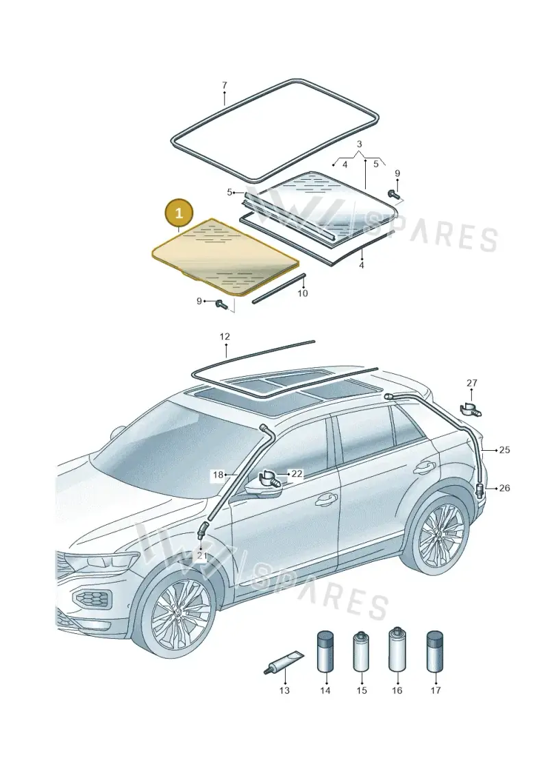 2GA877055D9B9 — SEAT Formentor TSI CUPRA (2020-) diagram 813877000, position 1