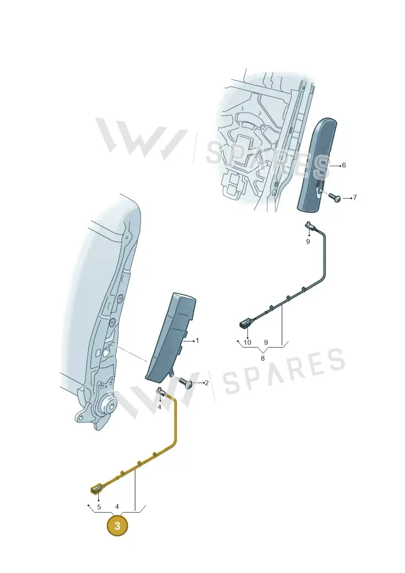 2GA971582 — Audi RS Q3 Sportback (2019-2024) diagram 597880020, position 3