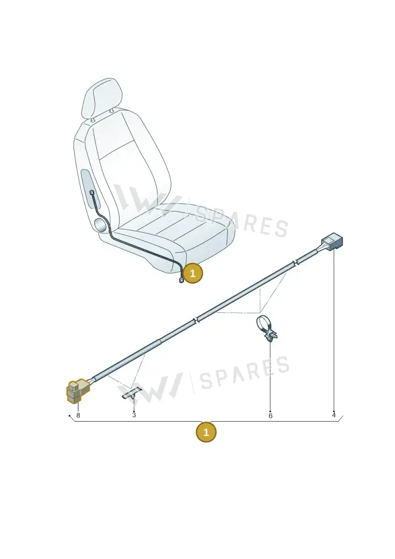 2GA971582 — SEAT CUPRA Formentor (2020-) diagram 746972270, position 1