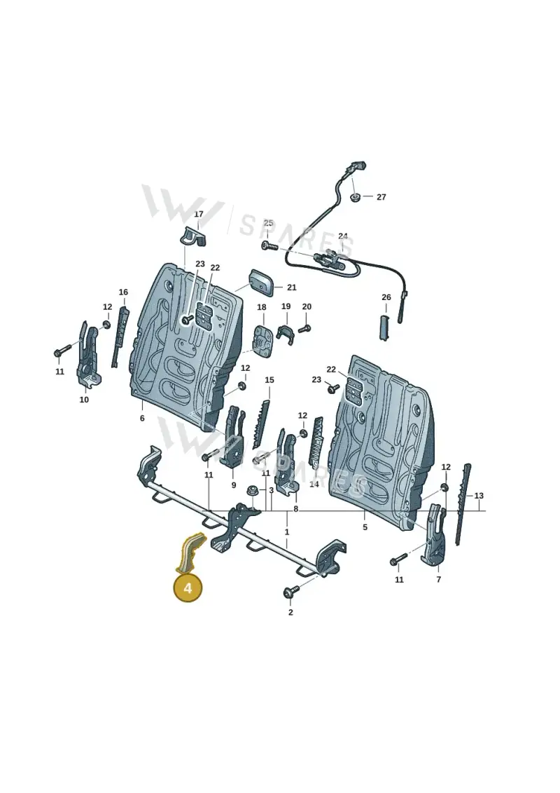 2GC88619782V — Volkswagen T-Roc Cabriolet (2019-2025) diagram 2gk885700, position 4