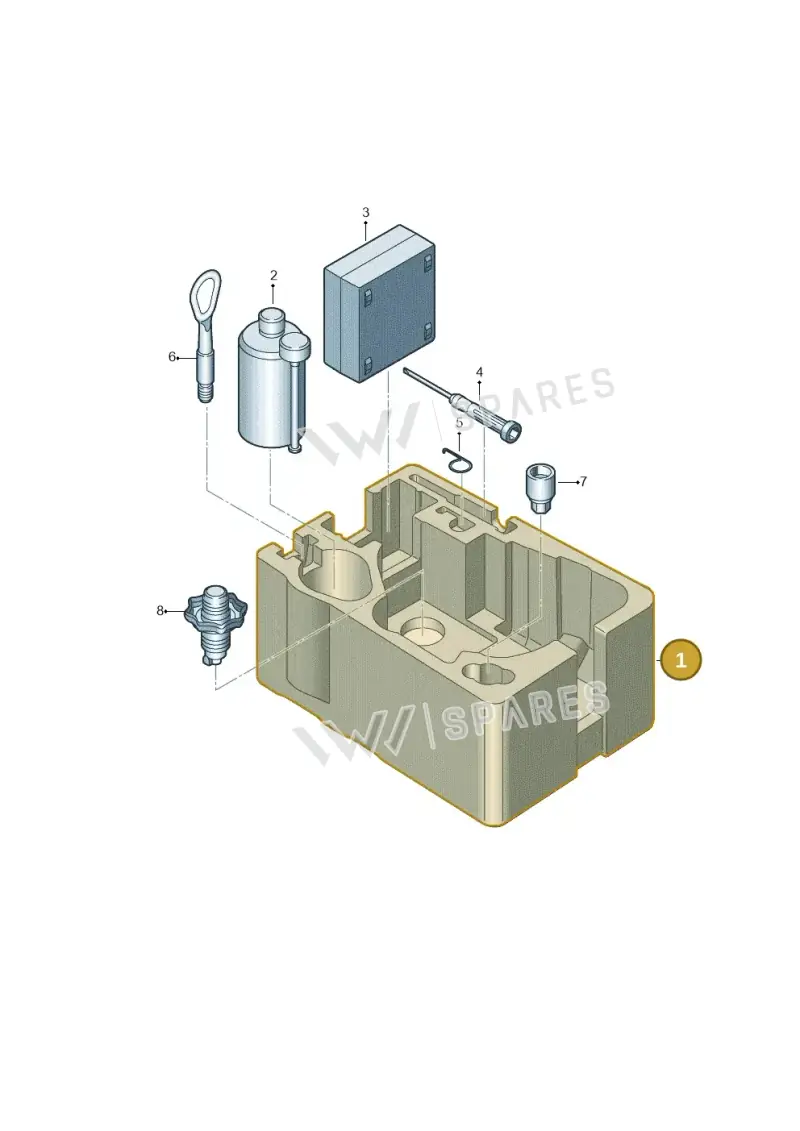 2GM012115R — Volkswagen T-Cross 1,0 (2018-2024) diagram 587012002, position 1