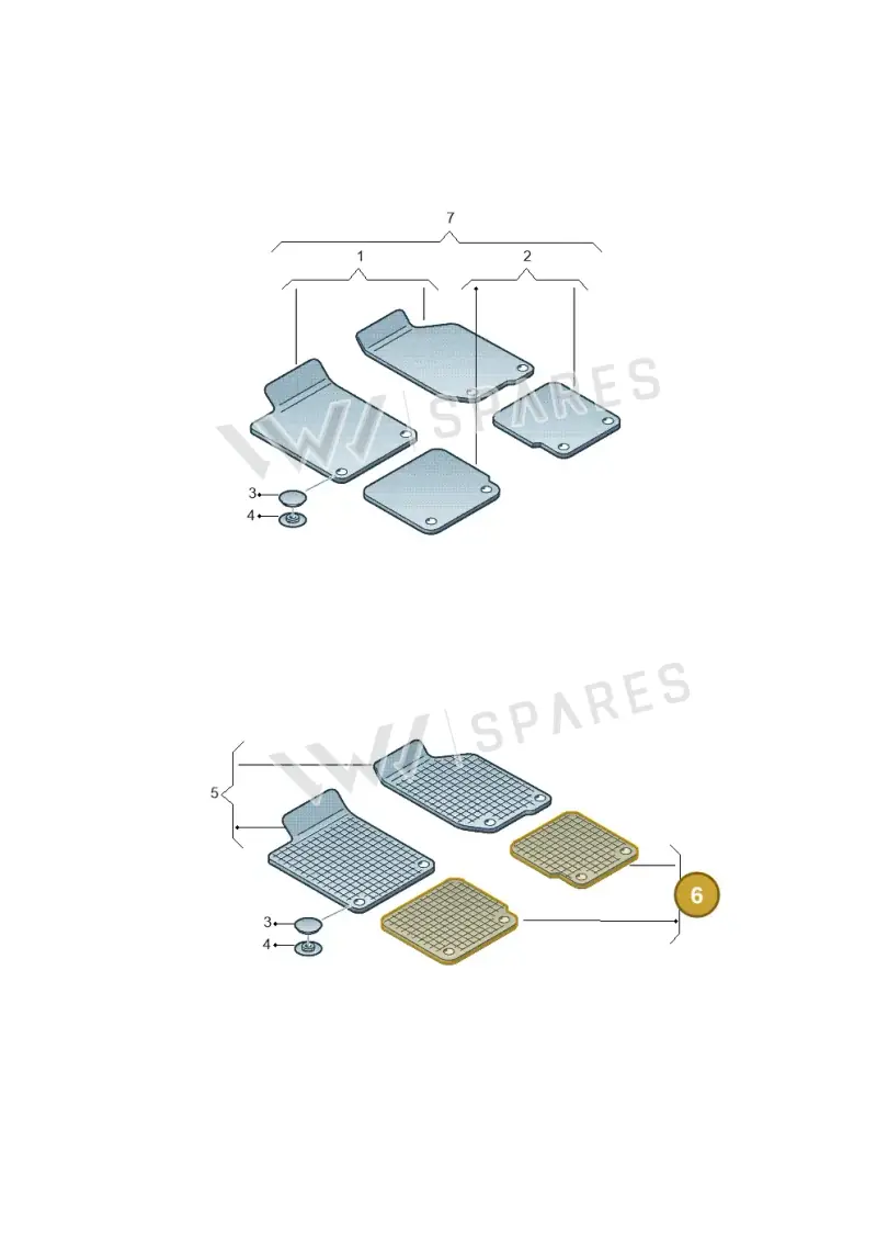 2H006151282V — Volkswagen Amarok twin cab (2012-2016) diagram 441061100, position 6