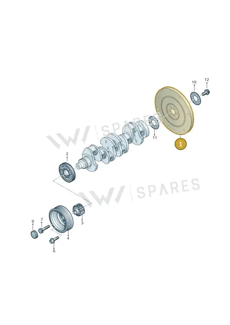 2H0105323 — Volkswagen MAN TGE 55 (2016-2021) diagram 807105930, position 1