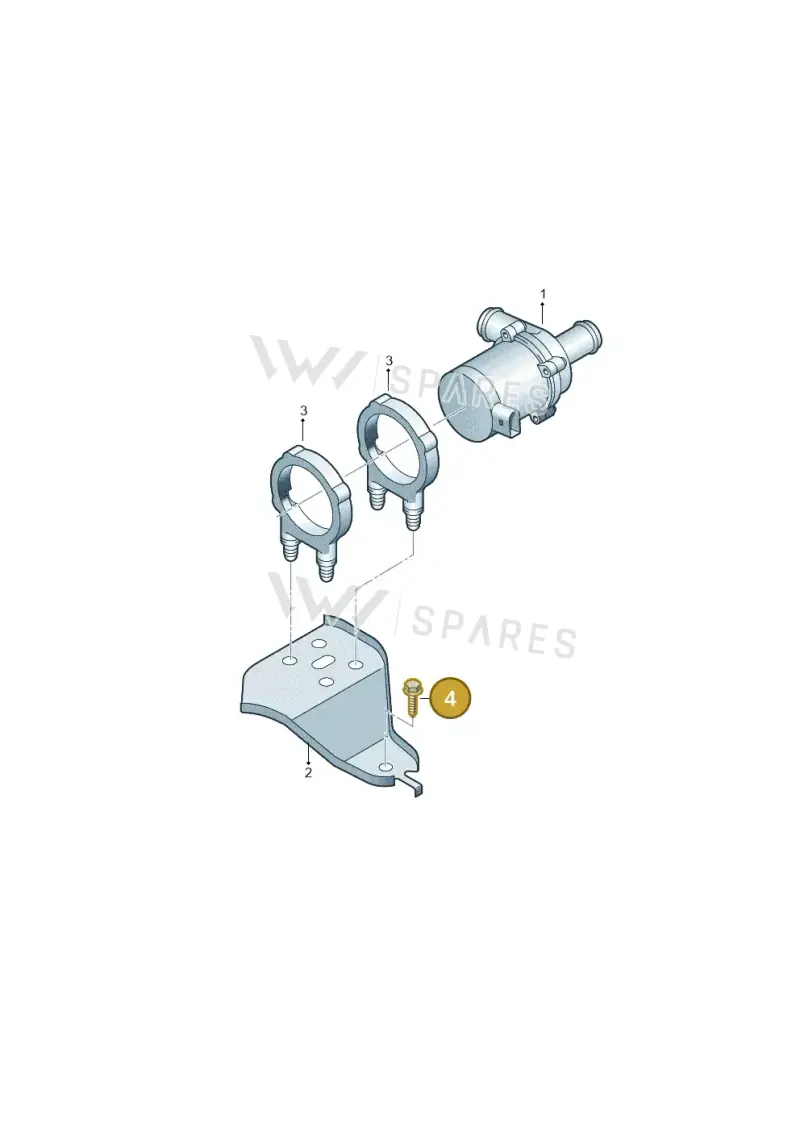2H0121653 — Volkswagen Amarok twin cab (2012-2016) diagram 683965000, position 4