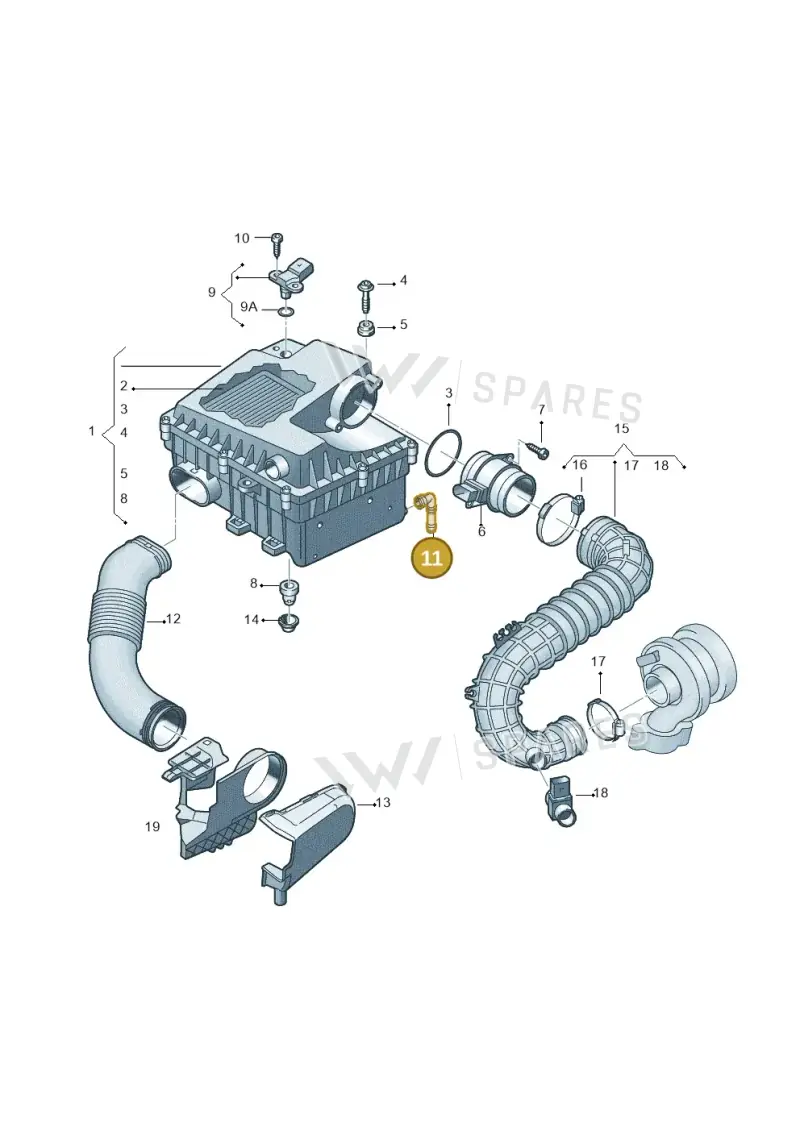 2H0129653 — Volkswagen Amarok twin cab (2022-) diagram 894129000, position 11