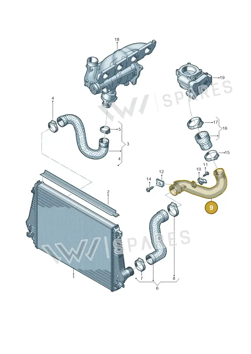 2H0145762 — Volkswagen Amarok twin cab (2022-) diagram 683145890, position 9