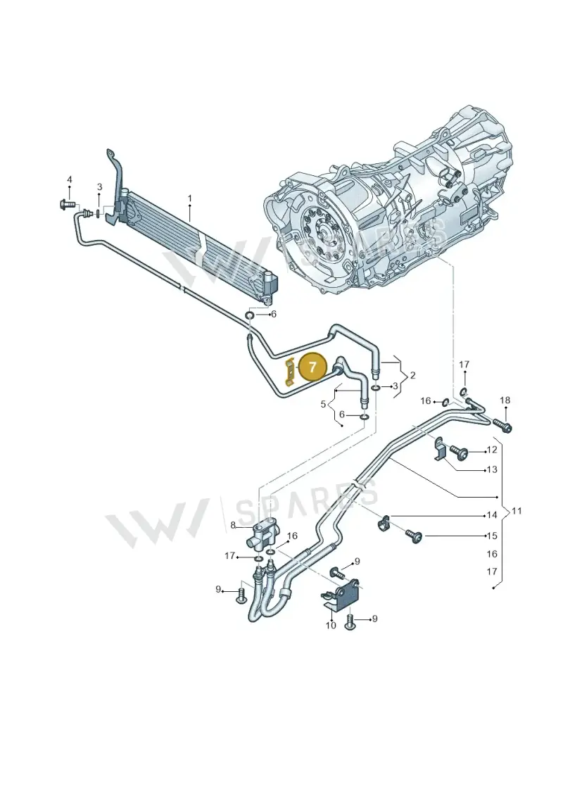 2H0317827D — Volkswagen Amarok twin cab (2022-) diagram 894317120, position 7