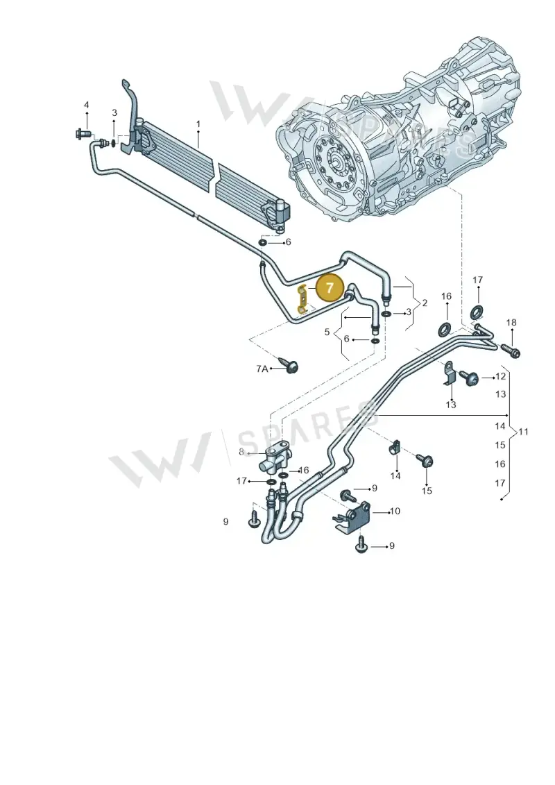 2H0317827D — Volkswagen Amarok twin cab (2022-) diagram 2ha317012, position 7