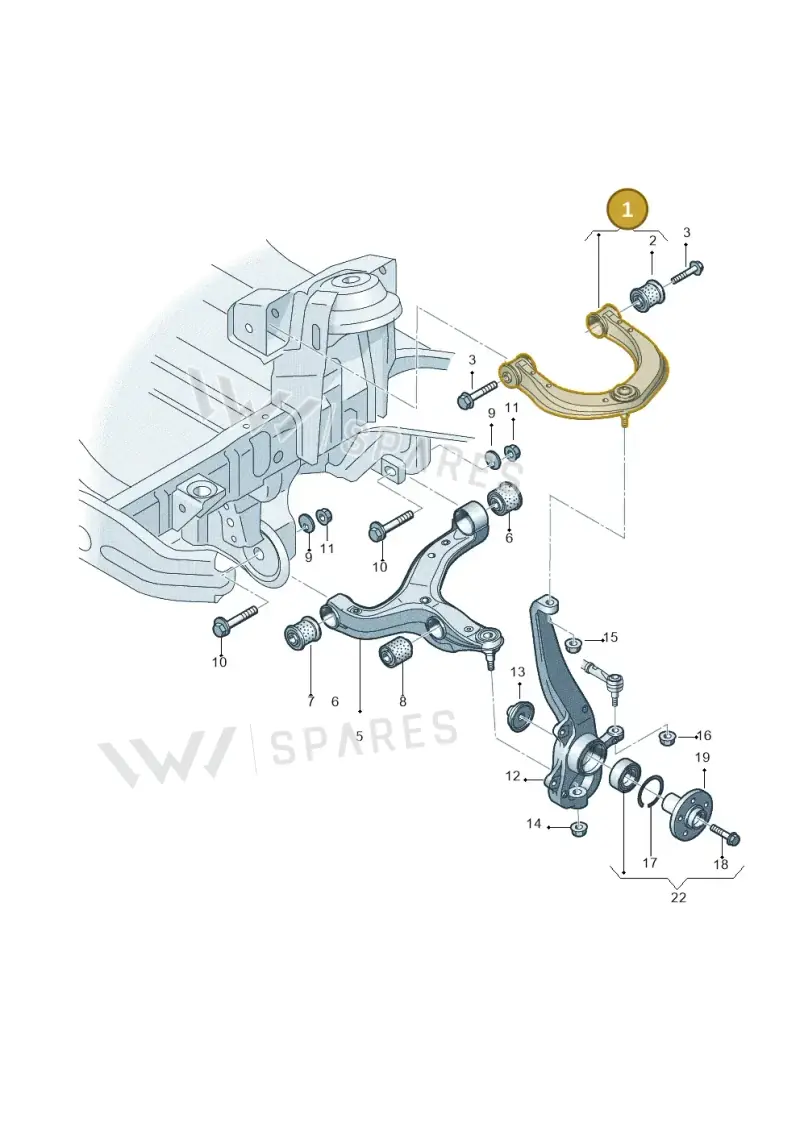 2H0407021B — Volkswagen Amarok twin cab (2022-) diagram 683407000, position 1