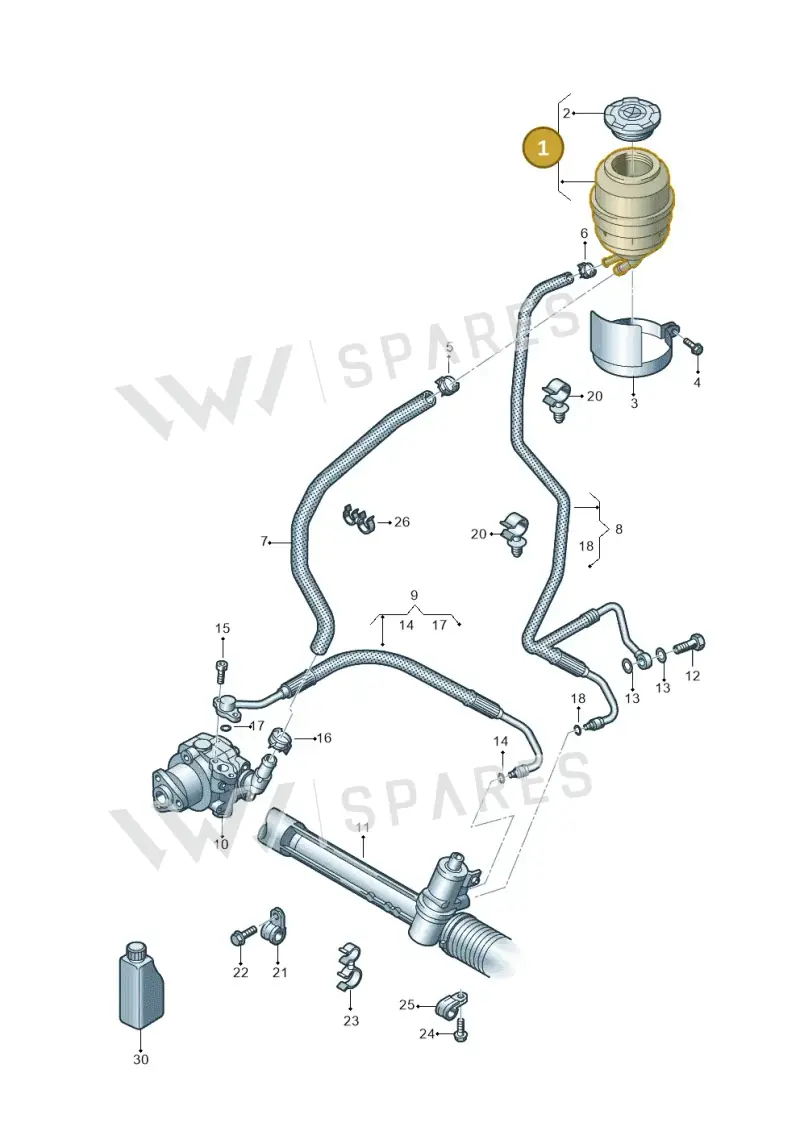 2H0422371B — Volkswagen Amarok twin cab (2022-) diagram 683422500, position 1
